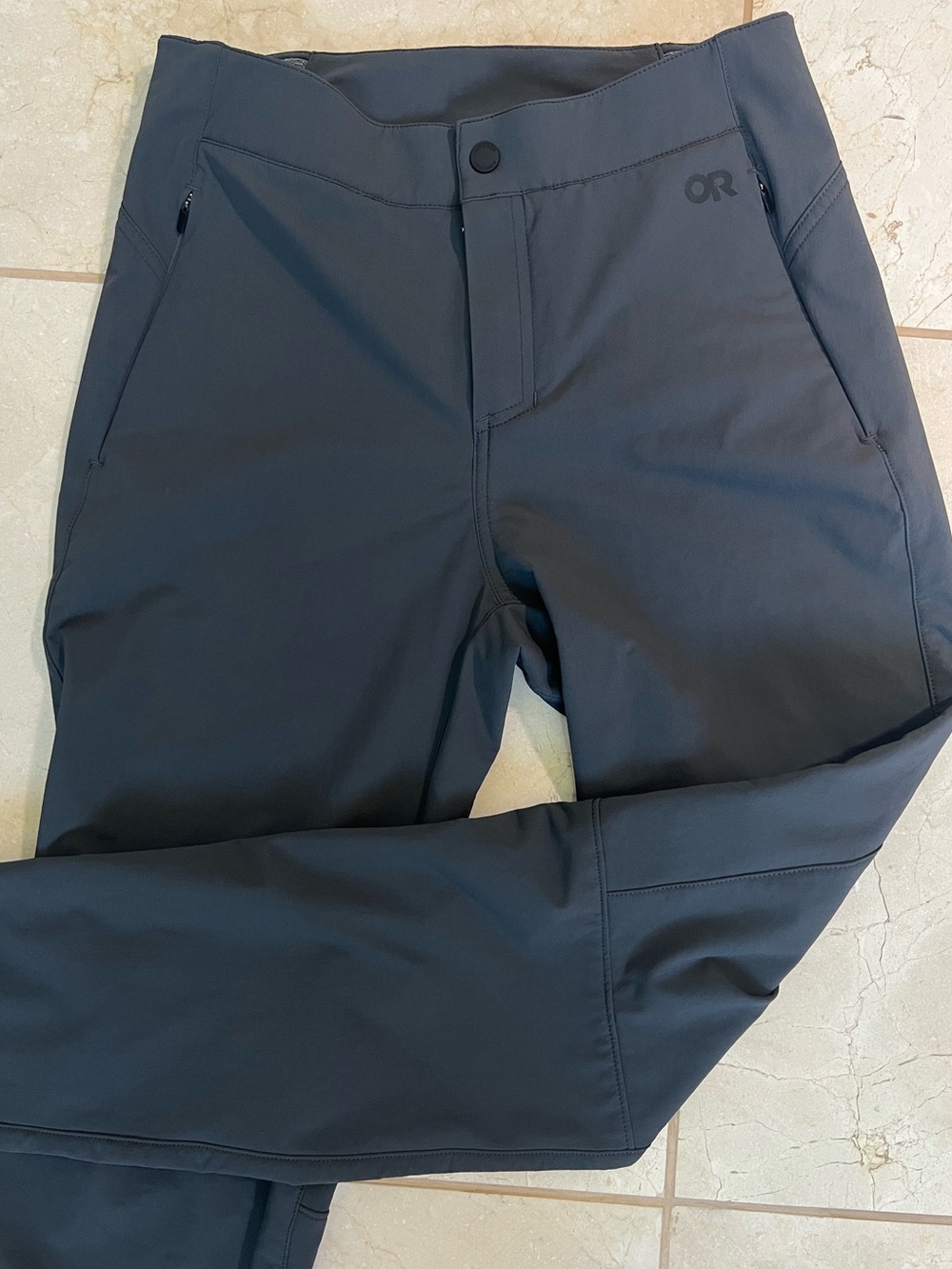Outdoor Research Rialto Fleece Lined Hiking Pants Storm Gray Womens Size Small